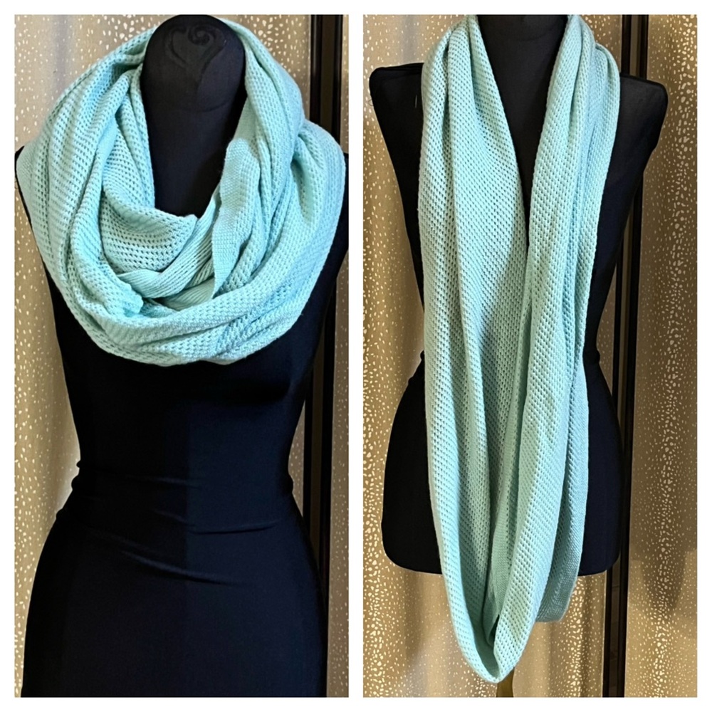 Mint Green Infinity Scarf